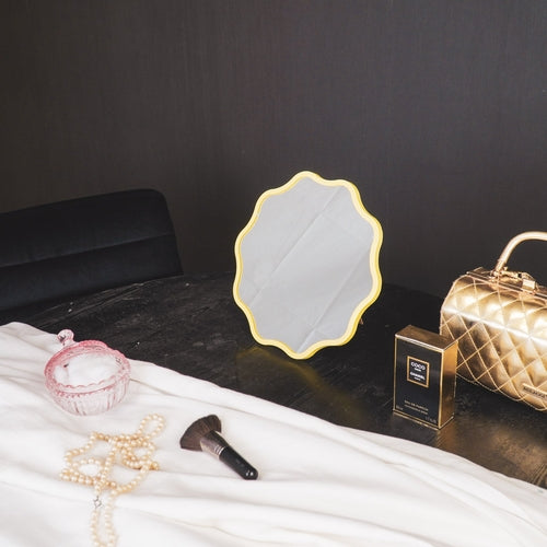 Make up Spiegel - Round - Gold - 25x1x25cm
